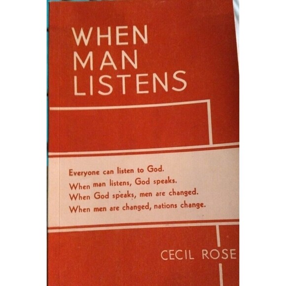 When Man Listens, Paperback by Rose, Cecil, Like New Used, Free shipping in t... - Picture 1 of 4